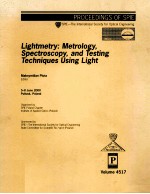 LIGHTMETRY:METROLOGY