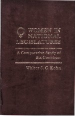 WOMEN IN NATIONAL LEGISLATURES  A COMPARATVE STUDY OF SIX COUNTRIES