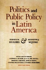 POLITICS AND PUBLIC POLICY IN LATIN  AMERICA