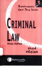 BUTTERWORTHS CORE TEXT SERIES  Criminal Law  Third Edition