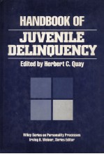 HANDBOOK OF JUVENILE DELINQUENCY