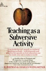 Teaching as a subversive activity