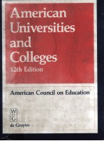 American universites and colleges 12th ed.