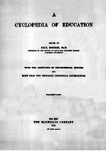 A cyclopedia of education