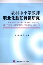 农村中小学教师职业化胜任特征研究