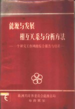 能源与发展相互关系与分析方法-一个研究工作网的综合报告与结论