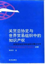 关贸总协定与世界贸易组织中的知识产权  关贸总协定乌拉圭回合最后文件〈与贸易有关的知识产权协议〉详解