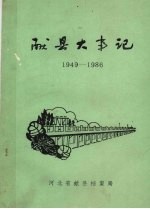 献县大事记  1949-1986