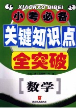 小考必备关键知识点全突破  数学