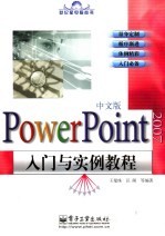 PowerPoint 2007中文版入门与实例教程