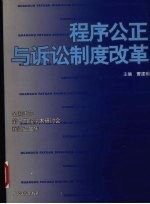 程序公正与诉讼制度改革  全国法院第十四届学术研讨会获奖论文集