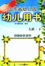 山东省幼儿园幼儿用书  大班  下