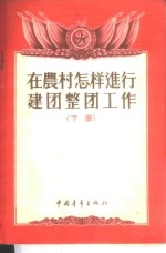 在农村怎样进行建团整团工作