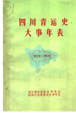 四川青运史大事年表  1919-1949