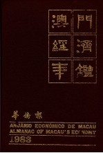 澳门经济年鉴  1983  第1章：概况