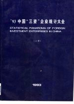 '93中国“三资”企业统计大全  上