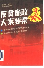 反贪廉政大案要案录