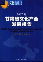 2007年甘肃省文化产业发展报告