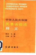 中华人民共和国民事诉讼法释义