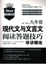 现代文与文言文阅读答题技巧详讲精练  九年级