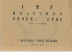 广东省钦县五年气候总结特殊项目统计  农业部份  1952-1955