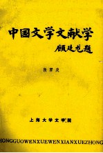 中国文学文献学