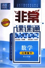 通城学典  非常课课通  数学  三年级  下  配人教版  最新升级版