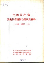 中国共产党黑龙江省通河县组织史资料  1928-1987·10