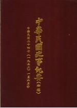 中华民国史事纪要  初稿  中华民国二十四年（1935）一至六月份