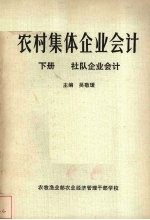 农村集体企业会计  下  社队企业会计