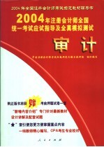 2004年注册会计师全国统一考试应试指导及全真模拟测试  审计