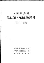 中国共产党黑龙江省林甸县组织史资料  1946-1987