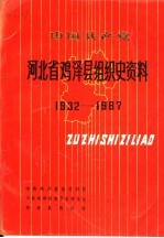 中国共产党河北省鸡泽县组织史资料  1932-1987