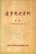 辽宁党史资料  第1辑  中共满洲省委专题史料汇编