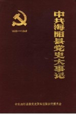 中共海阳县党史大事记  1926-1949