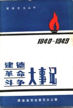 建德革命斗争大事记  1940年6月-1949年5月