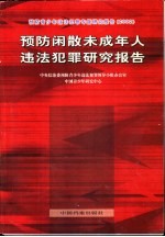 预防闲散未成年人违法犯罪研究报告