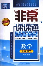 通城学典  非常课课通  数学  六年级  下  配人教版  最新升级版