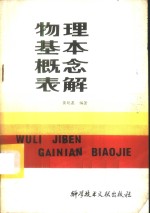 物理基本概念表解