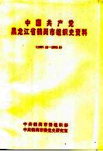 中国共产党黑龙江省鹤岗市组织史资料  1987年11月-1993年8月