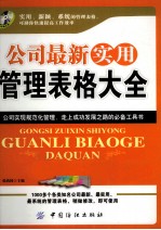 公司最新实用管理表格大全