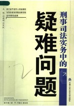 刑事司法实务中的疑难问题