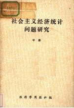 社会主义经济统计问题研究  中