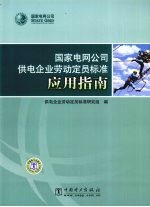 国家电网公司供电企业劳动定员标准应用指南