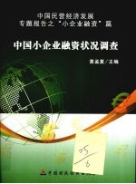 中国小企业融资状况调查