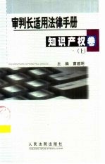 审判长适用法律手册  知识产权卷  上