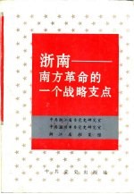 浙南——南方革命的一个战略支点