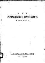 云南省西双版纳傣族自治州社会概况  傣族调查材料之四