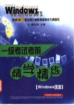 一级考试考前精学精练 Windows环境