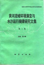 黄河流域环境演变与水沙运行规律研究文集  第3集